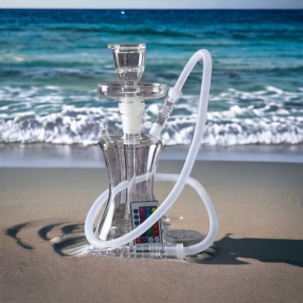 iSmoque Premium Glass Hookah w/Remote Control