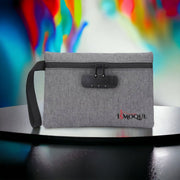 Smell Proof Bag with Combination Lock w/Rolling Tray