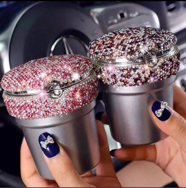 iSmoque Portable Bling Ashtrays w/LED Light